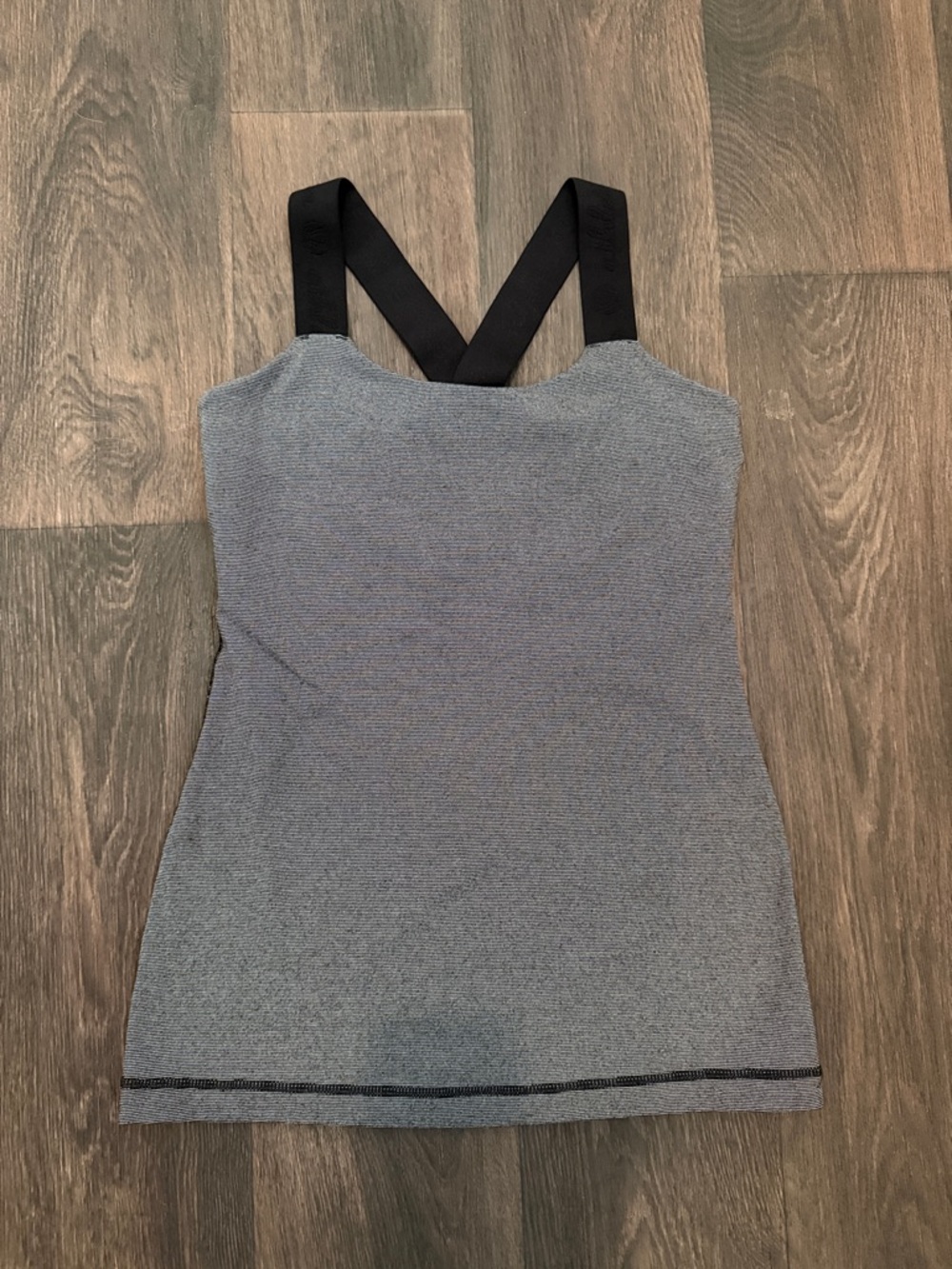 Lululemon Sleek Gray Crossback Tank Top - Women's Activewear